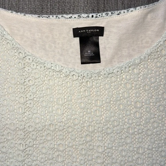 Ann Taylor Turquoise Dress Top - Women’s Size M - Picture 3 of 6